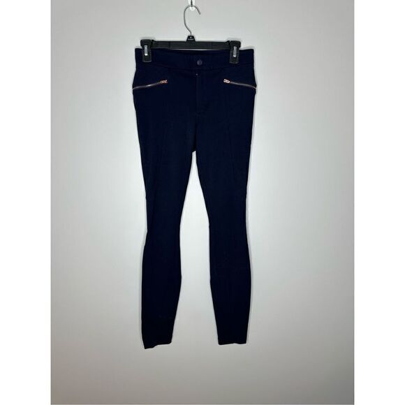 Athleta Ponte Moto 2.0 Navy Pants Size 2 - Picture 1 of 7